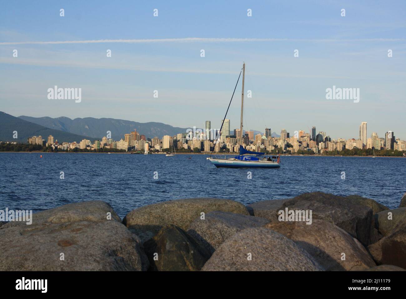 English Bay and Kitsilano Beach, Vancouver, British Columbia, Canada Stock Photo Alamy