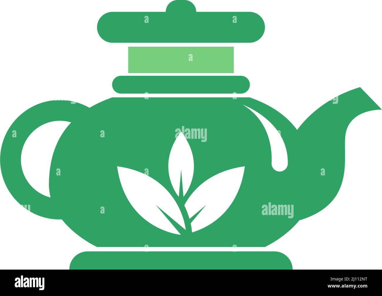 Tea pot icon design template illustration vector Stock Vector