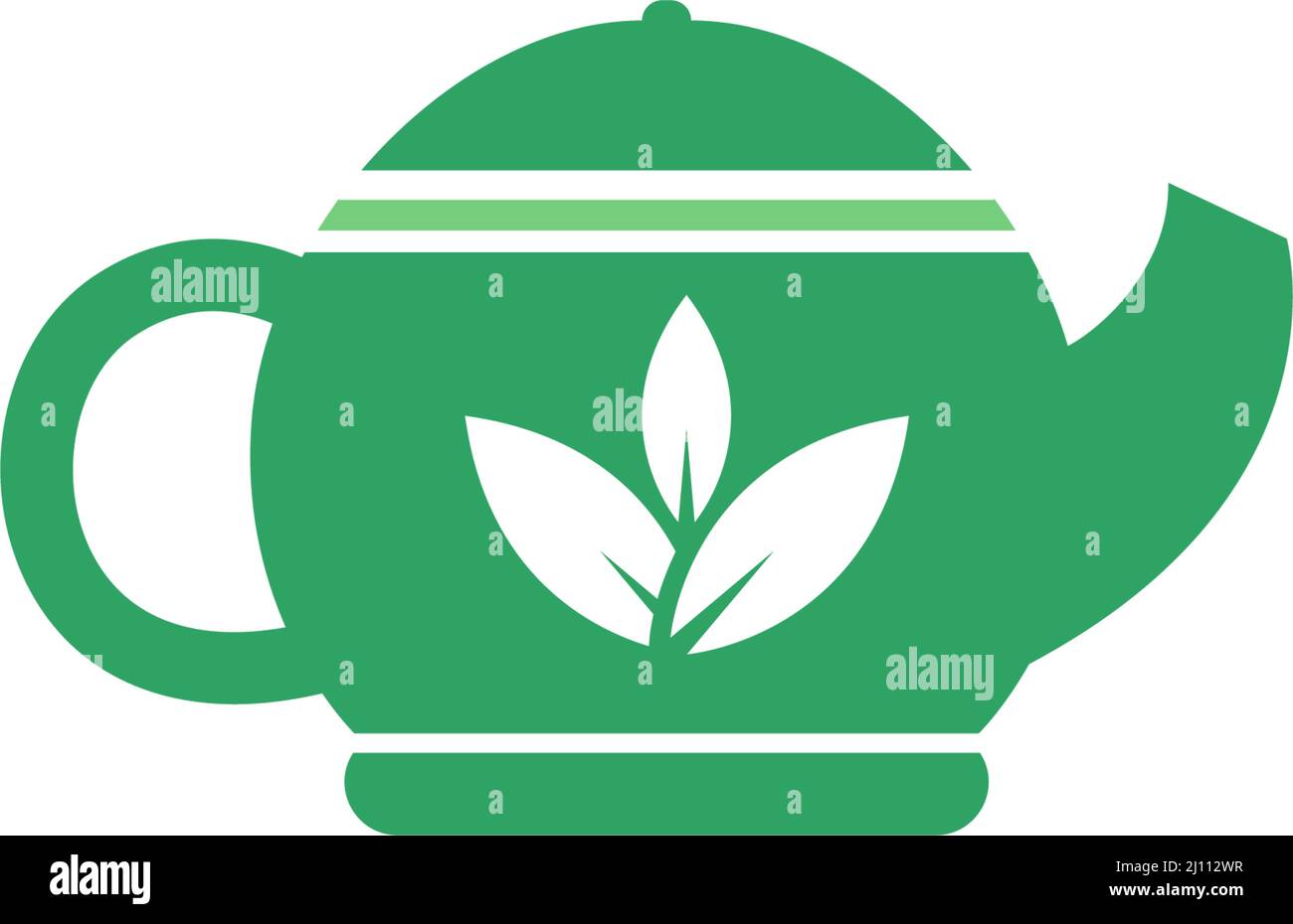 Tea pot icon design template illustration vector Stock Vector