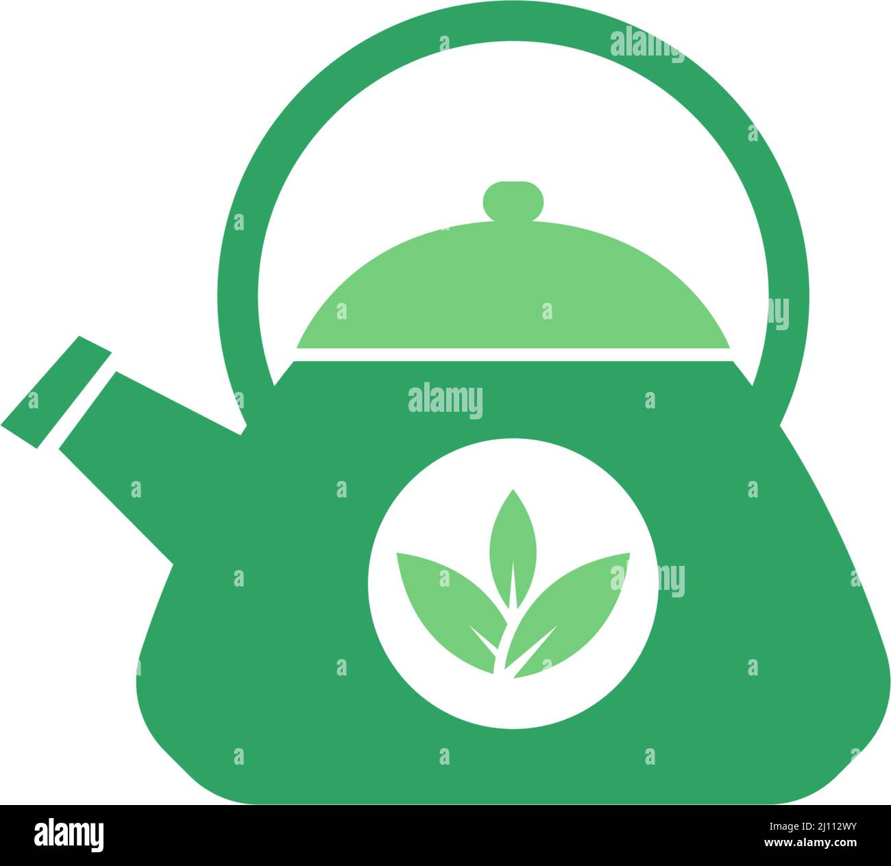 Tea pot icon design template illustration vector Stock Vector