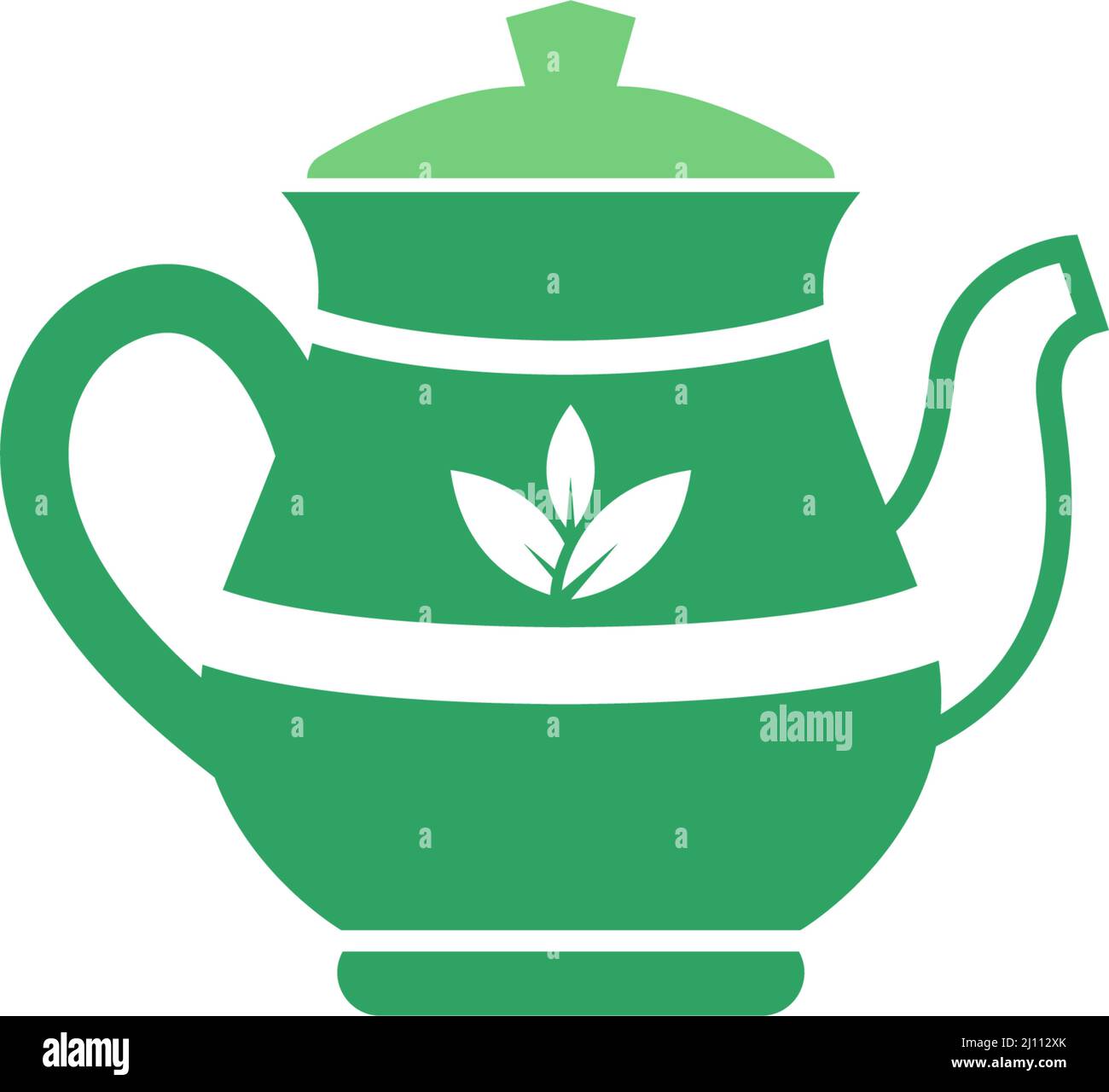 Tea pot icon design template illustration vector Stock Vector
