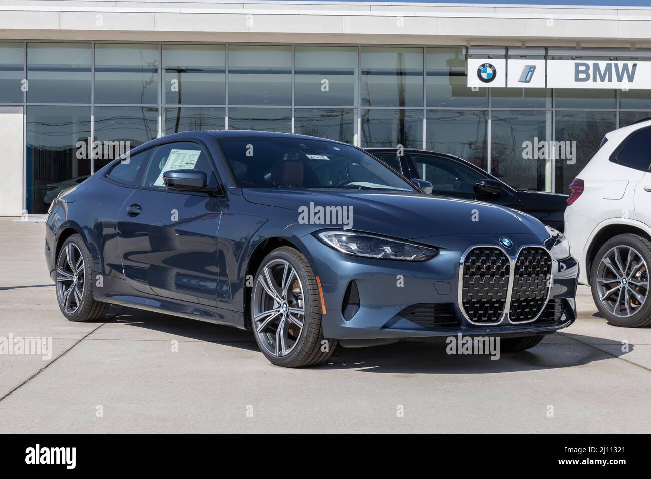 Lafayette - Circa March 2022: BMW 430i display. BMW builds luxury and ...