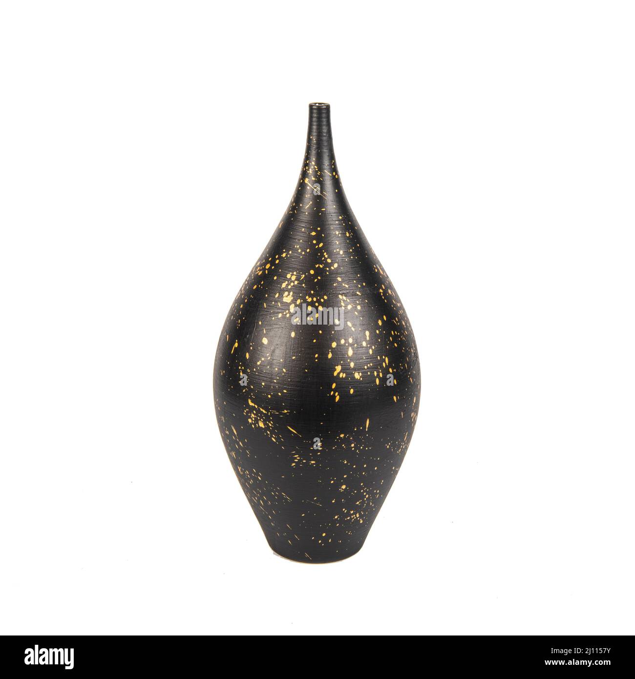ceramic vase modern home decor isolated on white Stock Photo - Alamy