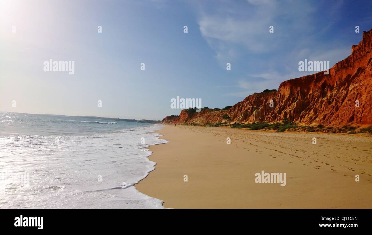 Falesia Beach - Algarve, Portugal Stock Photo