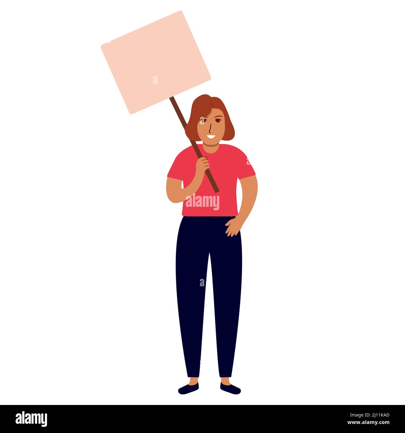 Character cartoon vector flat illustration. Isolated on white background. Stock Vector