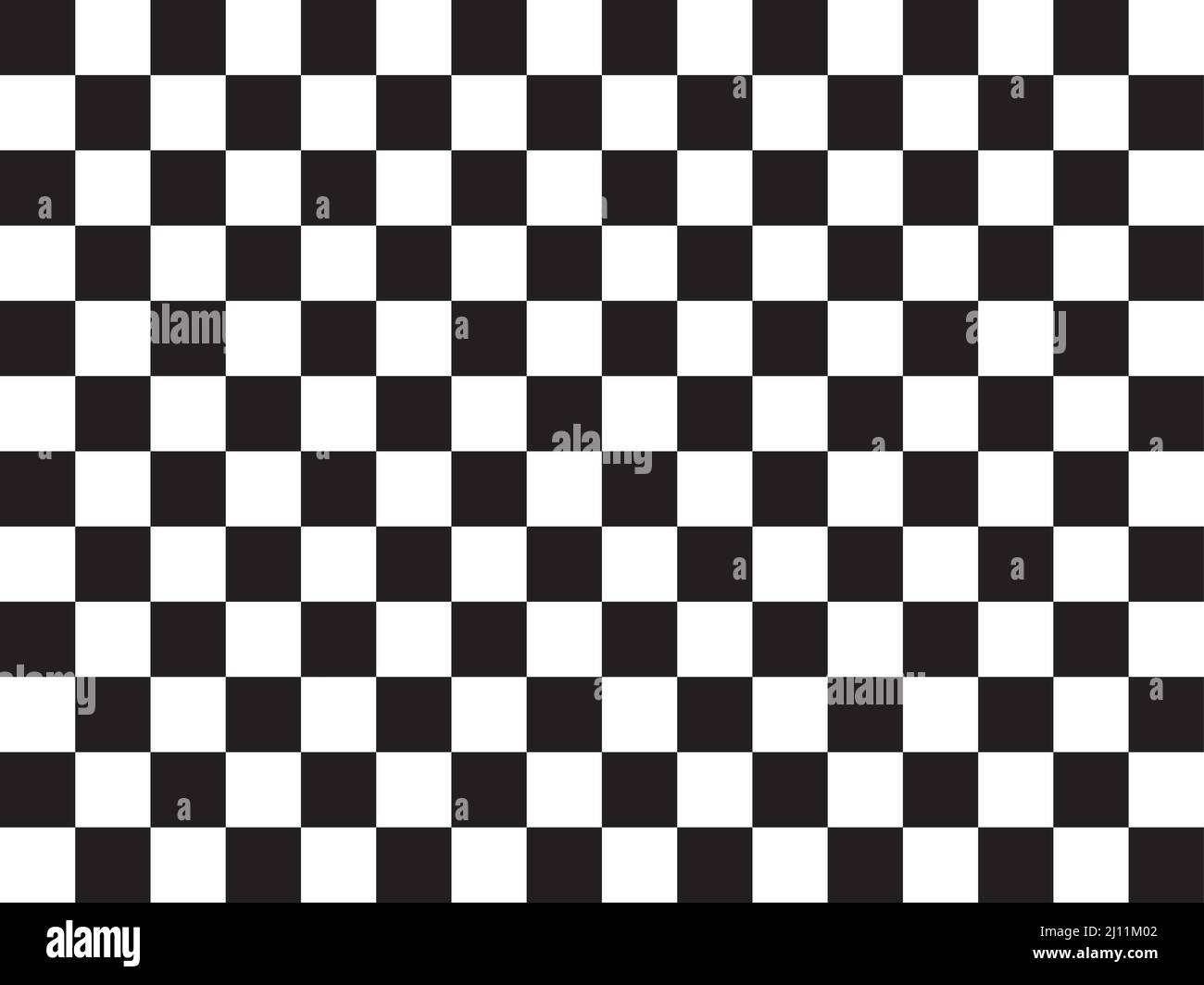 Black and white checkered chessboard abstract background pattern Stock Vector
