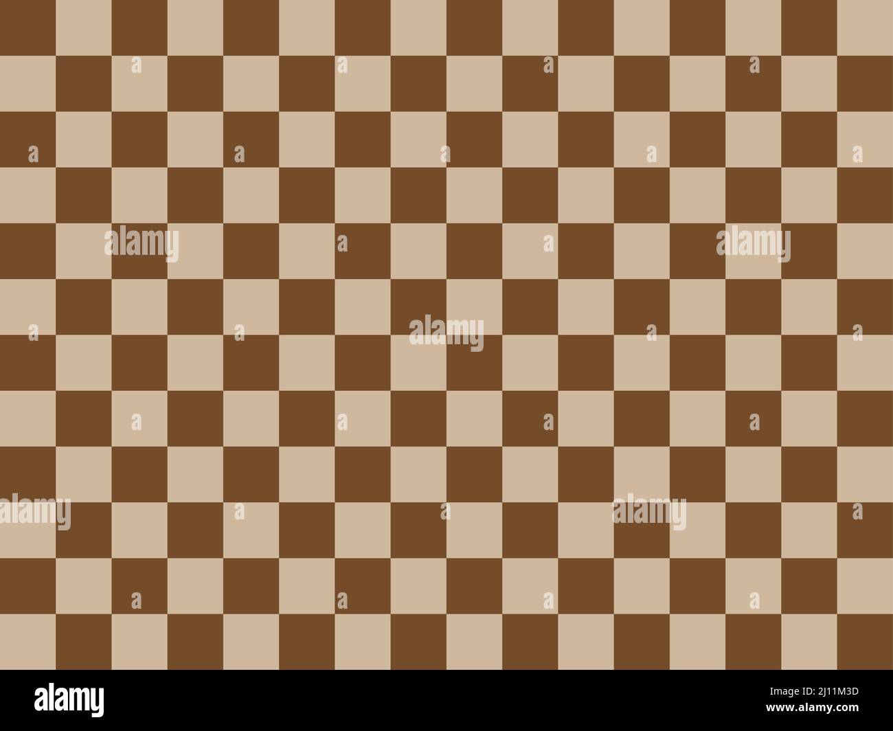 Brown color checkered abstract background pattern Stock Vector