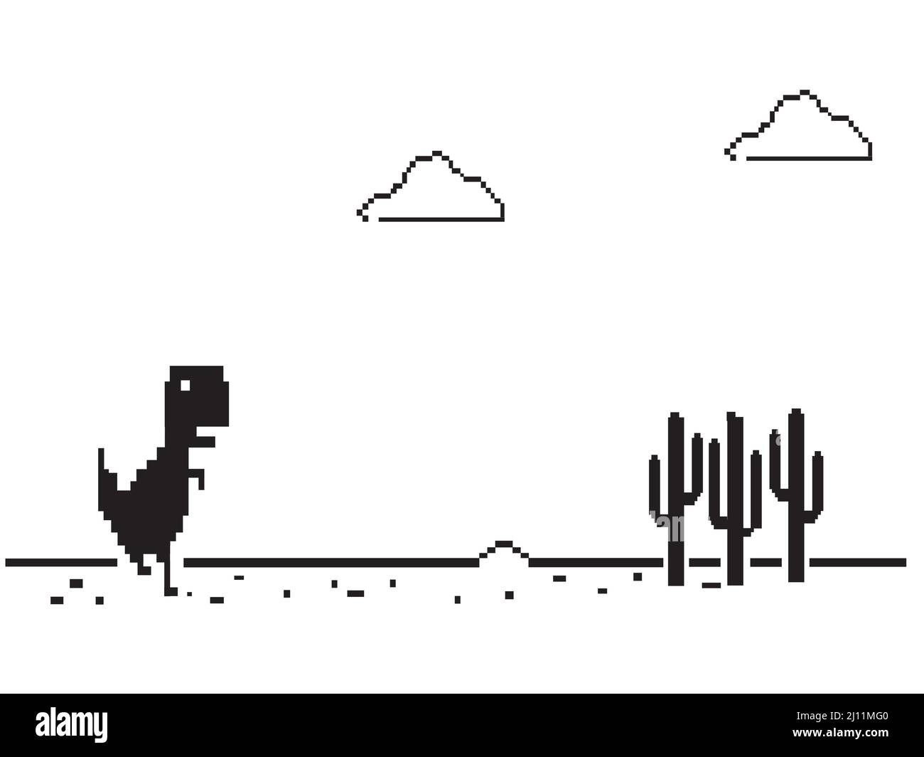 Dino Run 2  Pixel art background, Cool pixel art, Pixel art