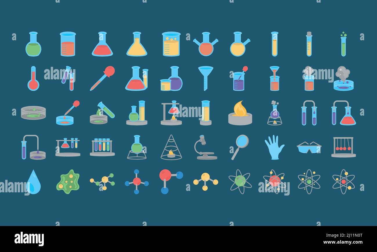 science laboratory equipment Stock Vector Image & Art - Alamy