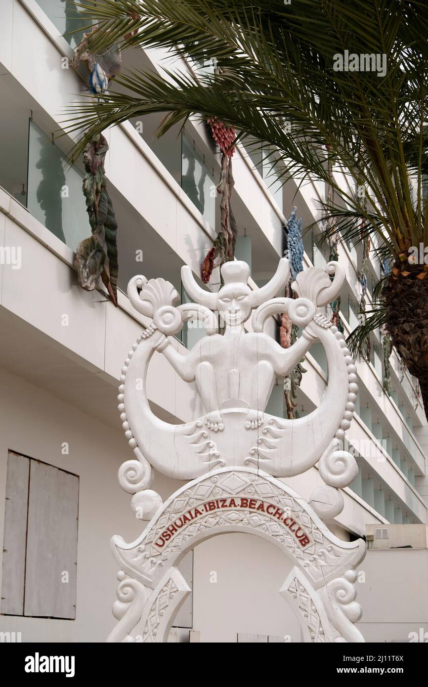 the Ushuaïa Ibiza Beach Hotel,Spain Stock Photo