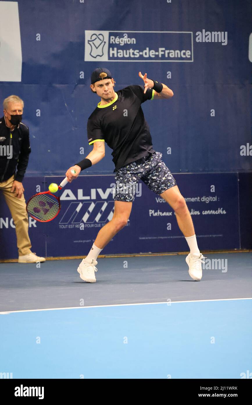 Zizou Bergs during the Play In Challenger 2022, ATP Challenger Tour