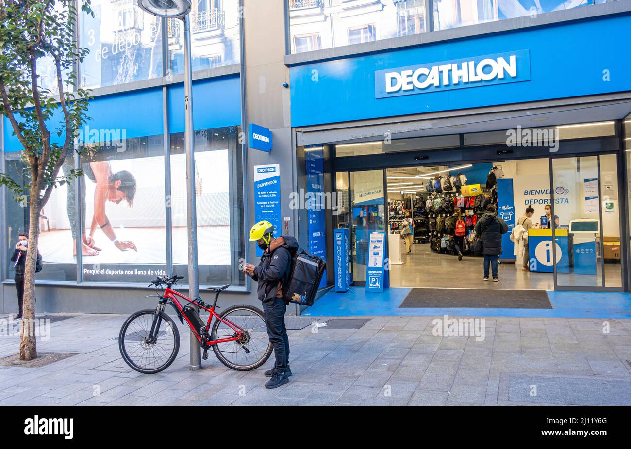 Decathlon Above Entrance Retail Store Decathlon Stock Photo 1455606452