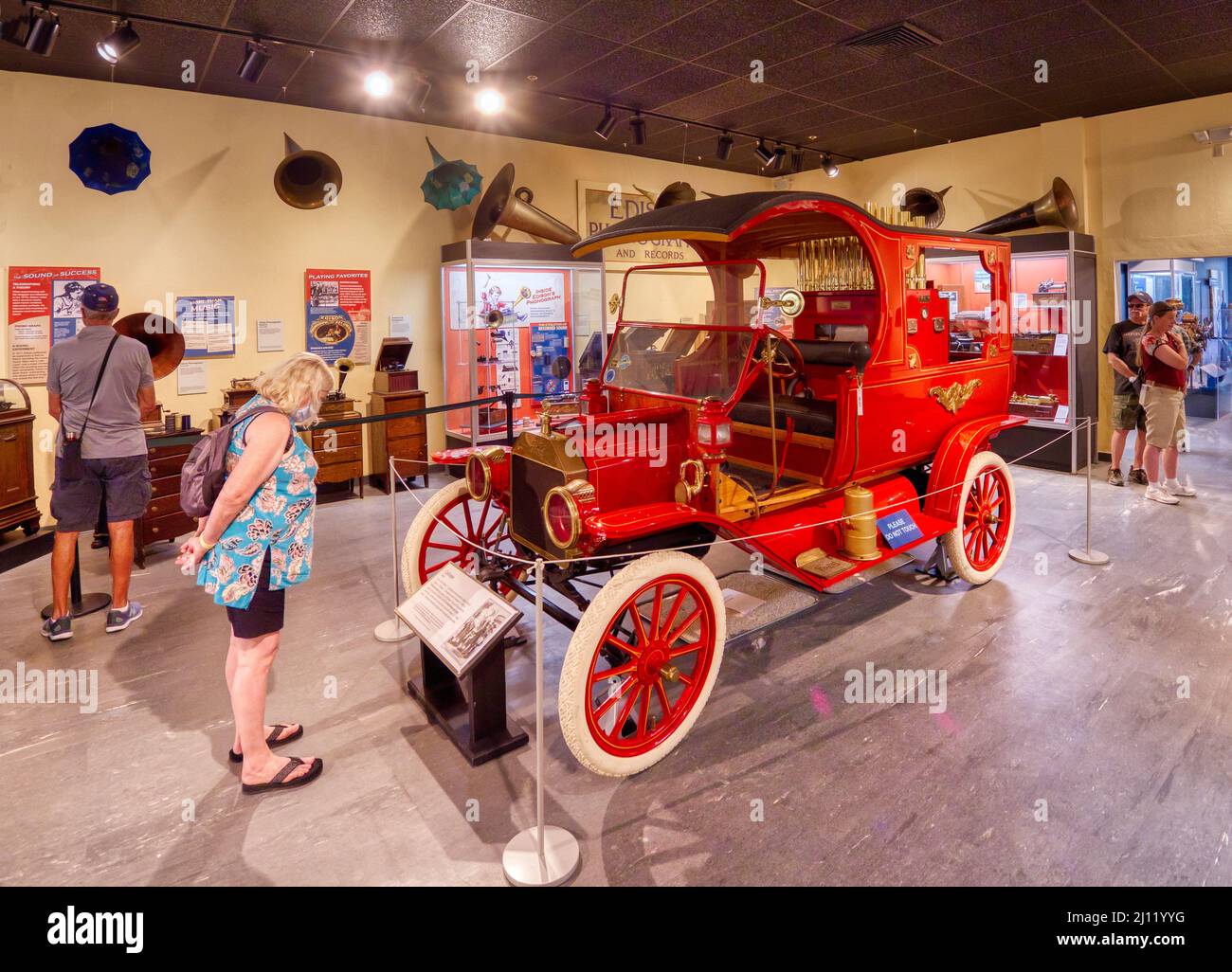 The museum at the Edison and Ford Winter Estates in Fort Myers Florida ...