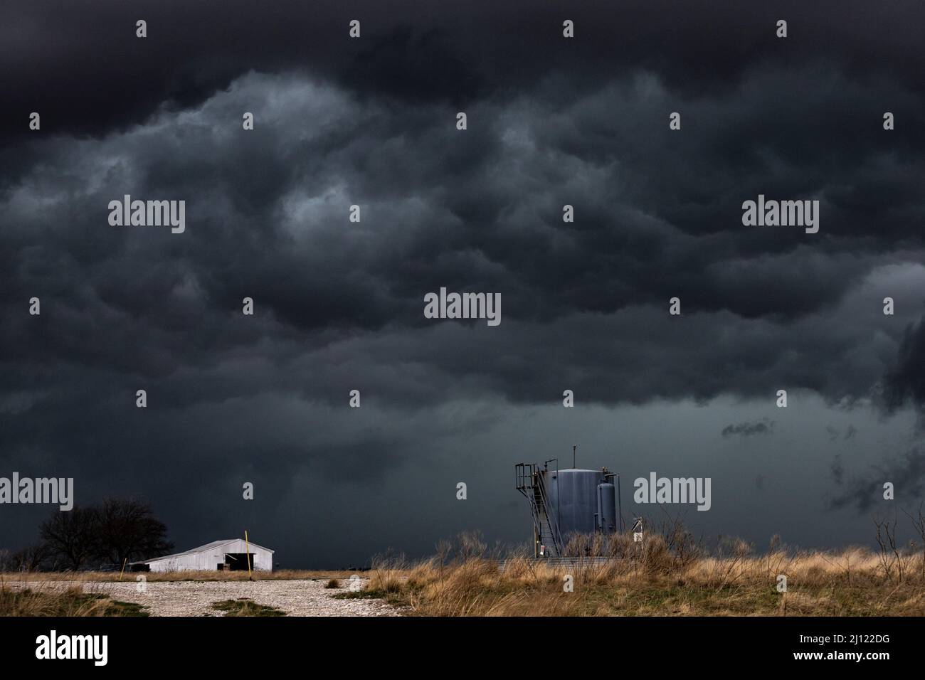 ARGYLE, TEXAS, USA. 21st Mar, 2022. Texas bad weather hits the Dallas