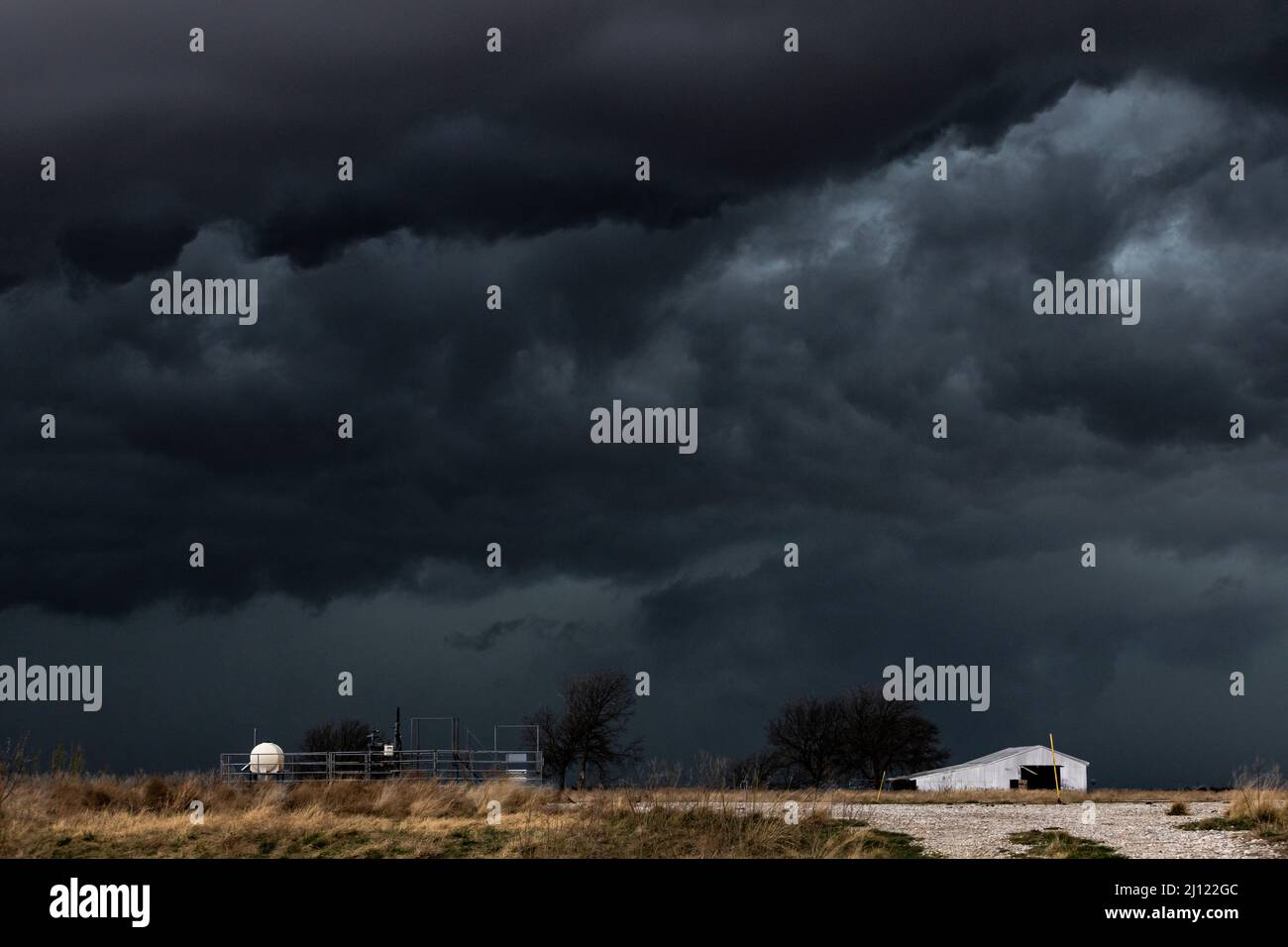 ARGYLE, TEXAS, USA. 21st Mar, 2022. Texas bad weather hits the Dallas