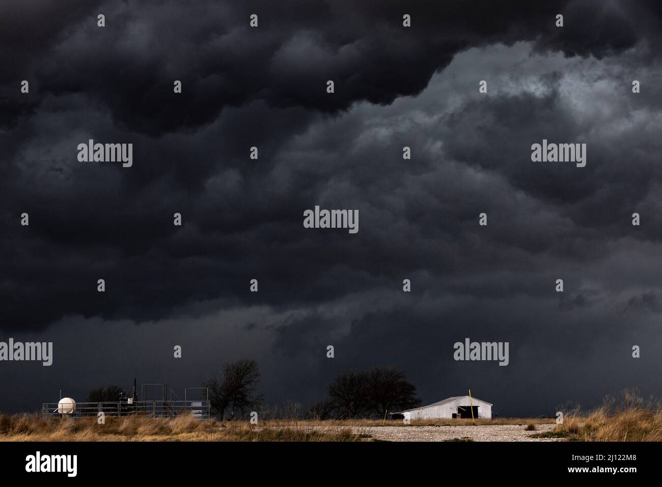 ARGYLE, TEXAS, USA. 21st Mar, 2022. Texas bad weather hits the Dallas