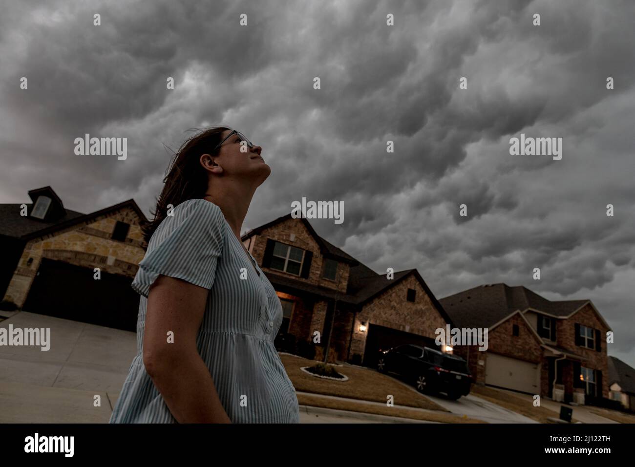 ARGYLE, TEXAS, USA. 21st Mar, 2022. Texas bad weather hits the Dallas