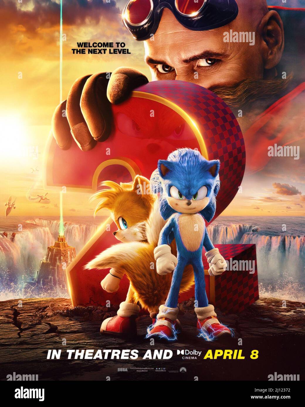 Sonic the Hedgehog 1 G36195 A0 Poster on Photo Paper - Glossy Thick (47/33  inch)(119/84 cm) - GenCorp - Film Movie Posters Wall Decor Art Actress  Actor Anime Auto Cinema Room Wall Decoration : : Home