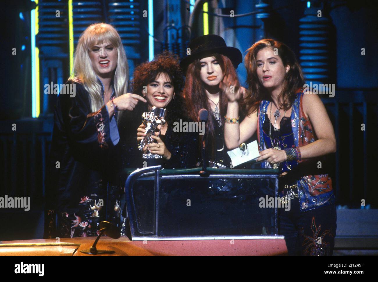The Bangles attend the MTV Music Awards, 1987  Credit: Ron Wolfson / MediaPunch Stock Photo
