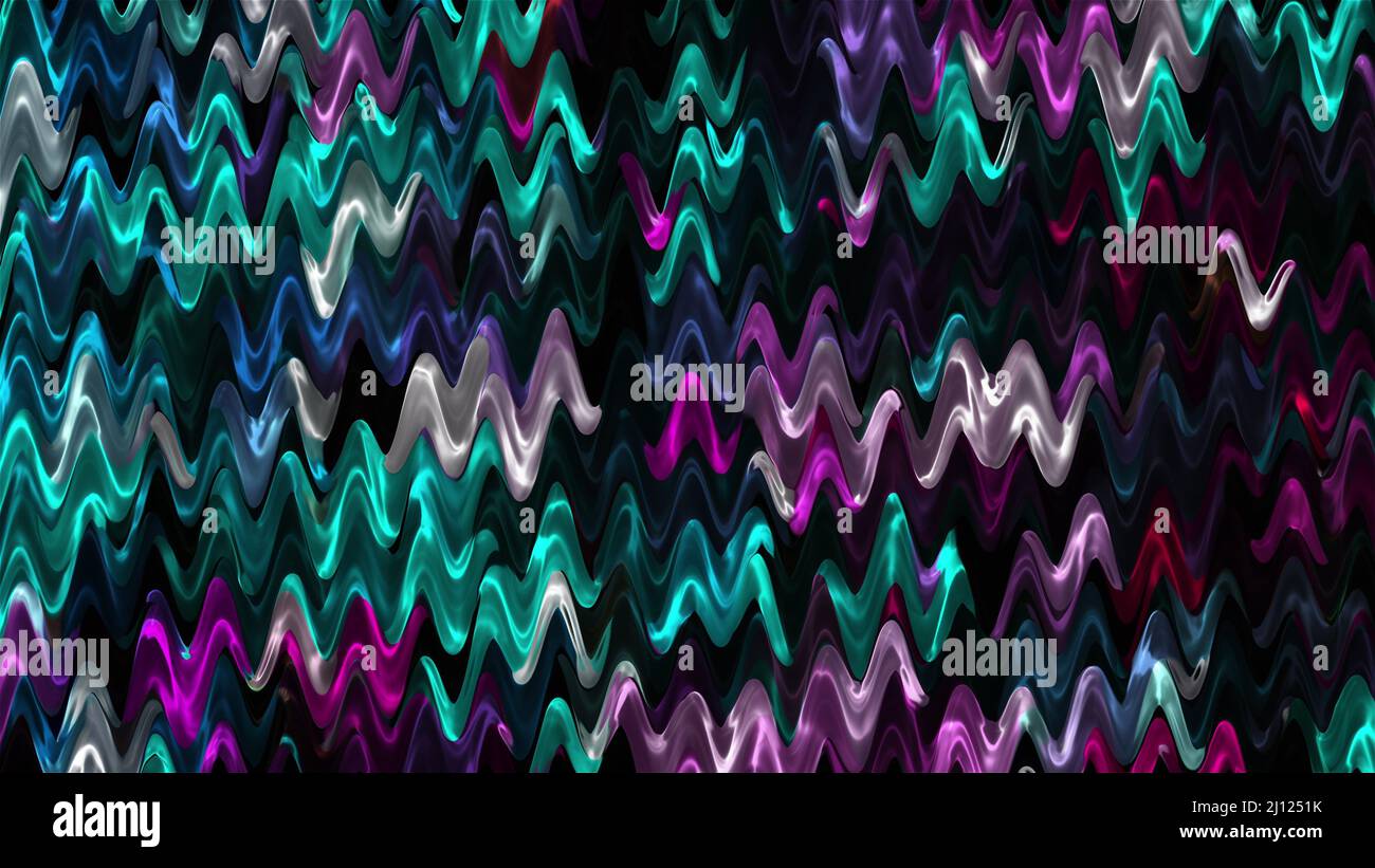 Wave warp. Computer generated 3d render Stock Photo - Alamy