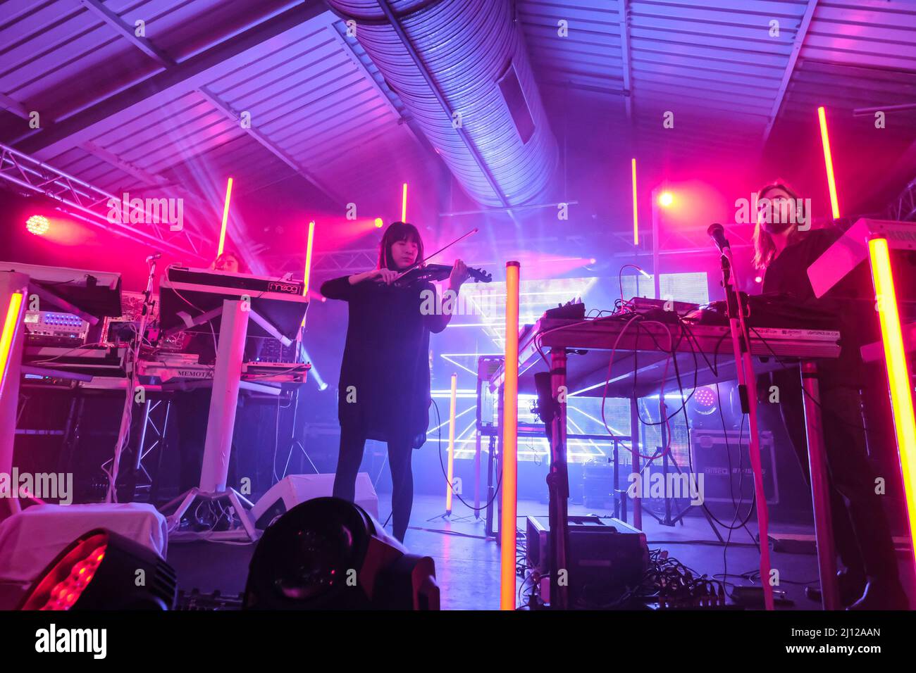 Southampton, UK. 21st Mar, 2022. LR Thorsten Quaeschning, bandleader