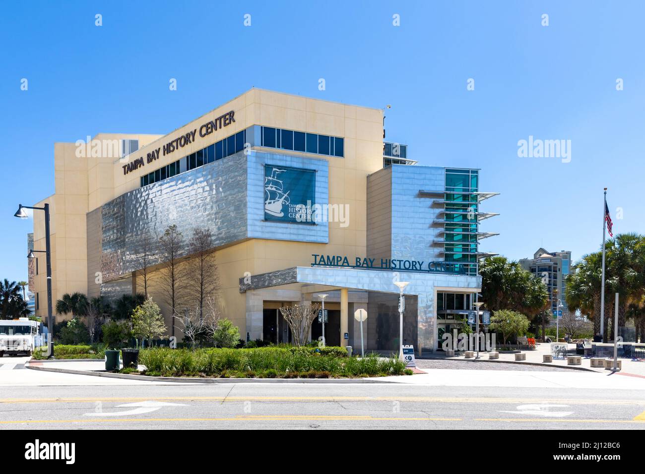 Tampa, FL - Tampa Bay History Center in Tampa, Florida Stock Photo