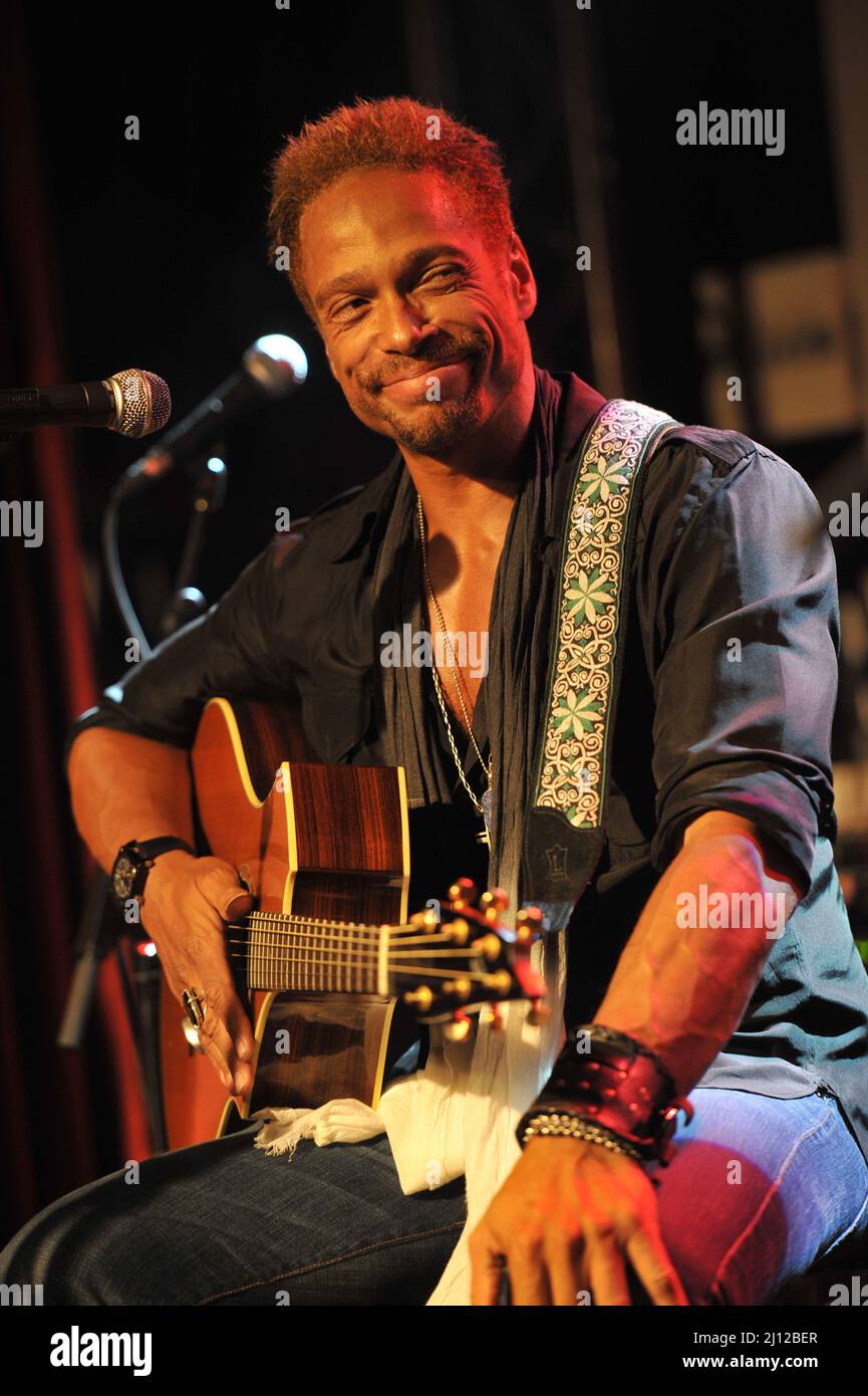 Gary Dourdan actor singer  performs onstage Stock Photo