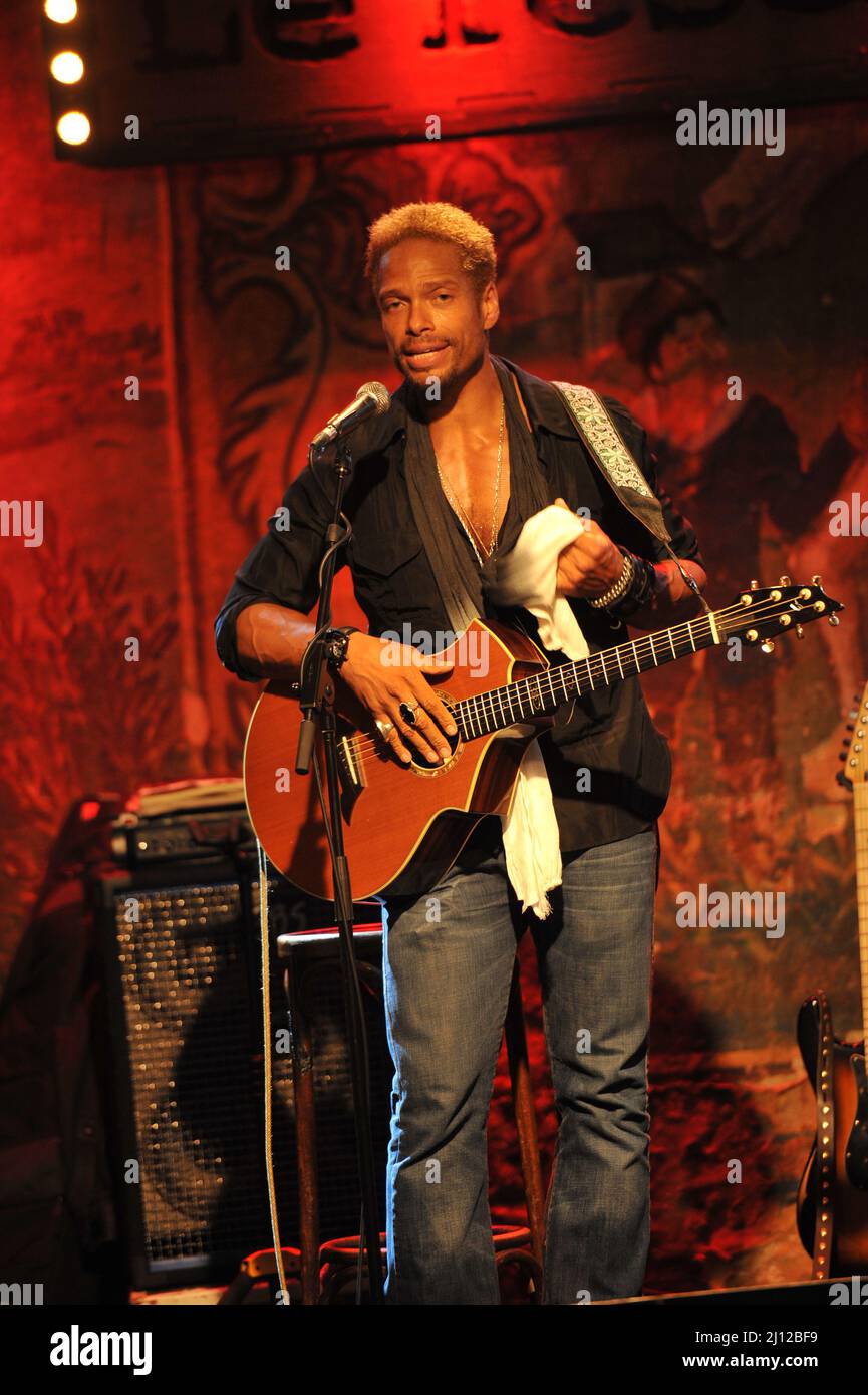 Gary Dourdan actor singer  performs onstage Stock Photo