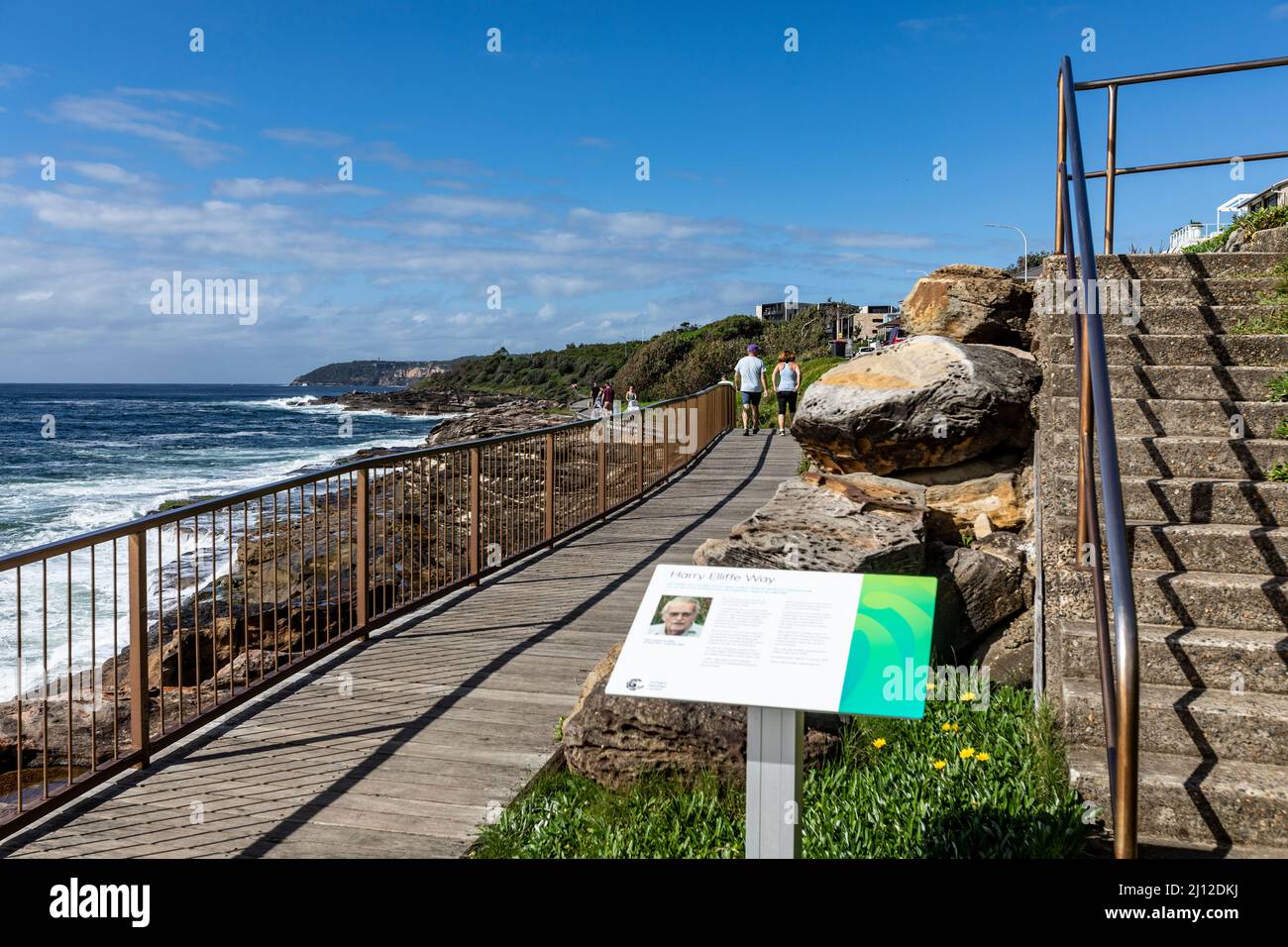 Dee Why to Manly coastal walk, here a section of the coastal route between Curl Curl and