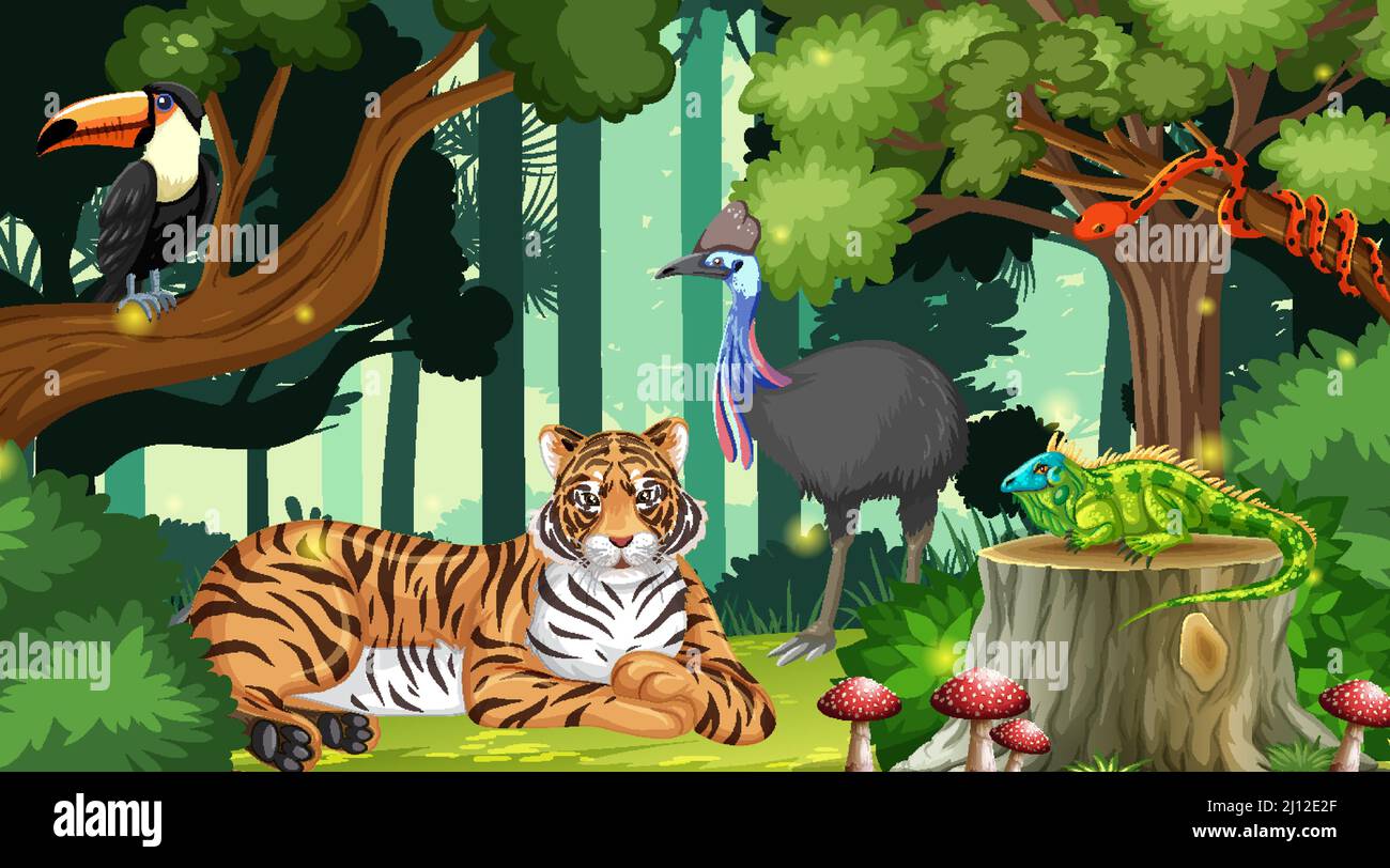 Snake in beak Stock Vector Images - Alamy