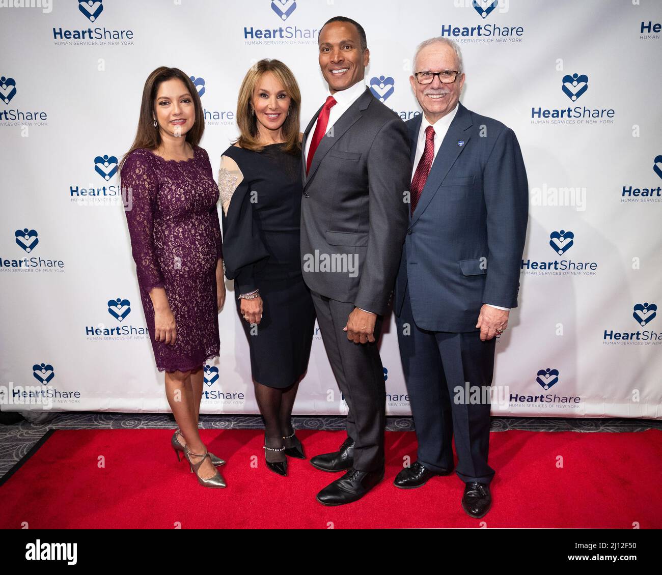 (LR) Ines Rosales, Rosanna Scotto, Mike Woods and William R. Guarinello attend The 2022