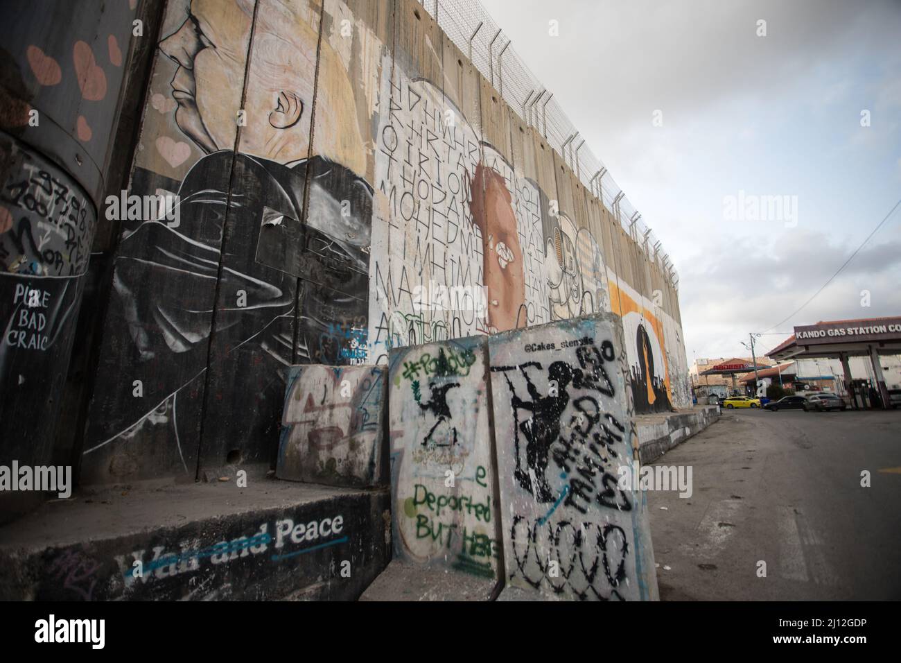 Scenes from the Palestinian city of Bethlehem in Israel. Stock Photo