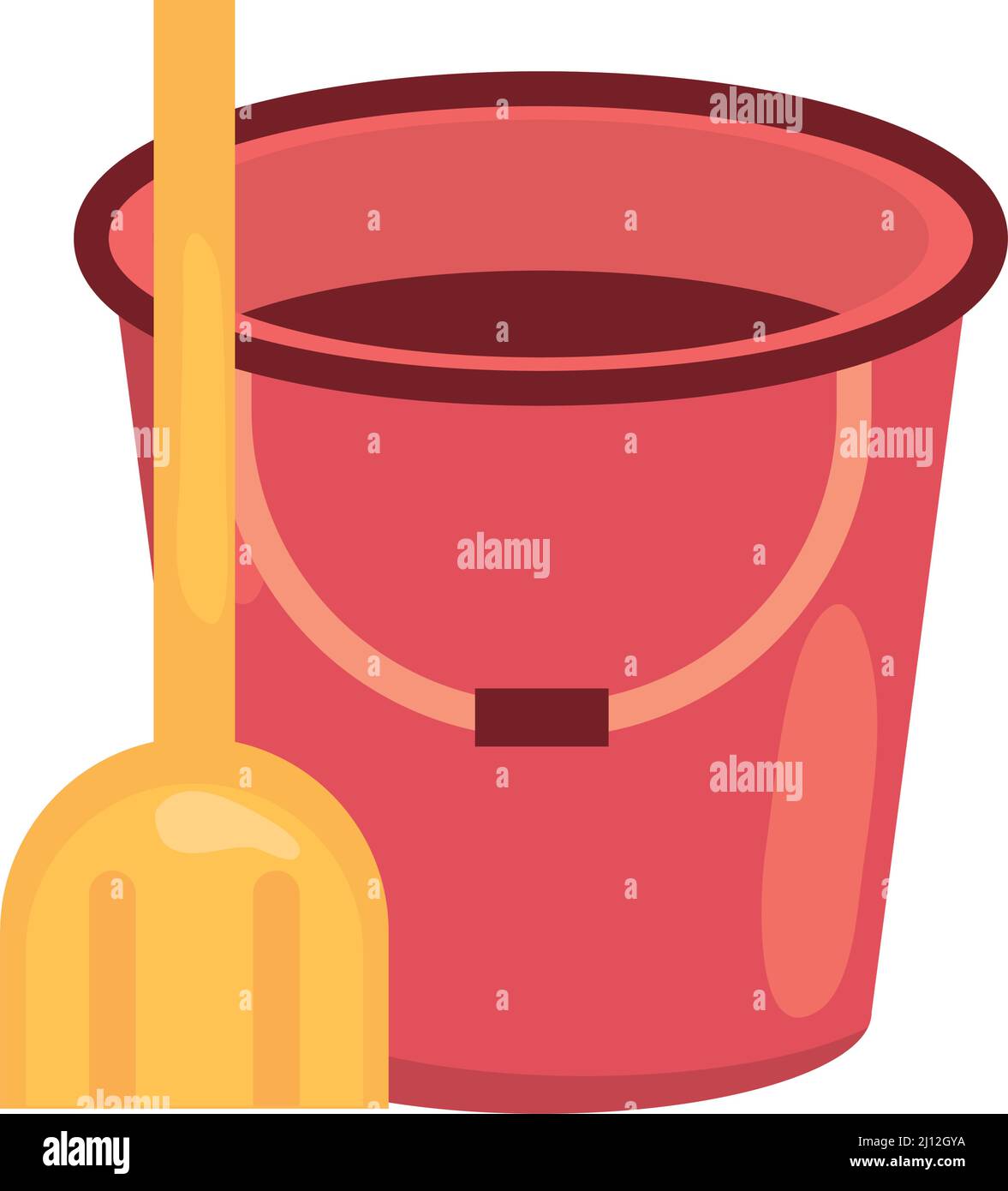 bucket and shovel Stock Vector Image & Art Alamy