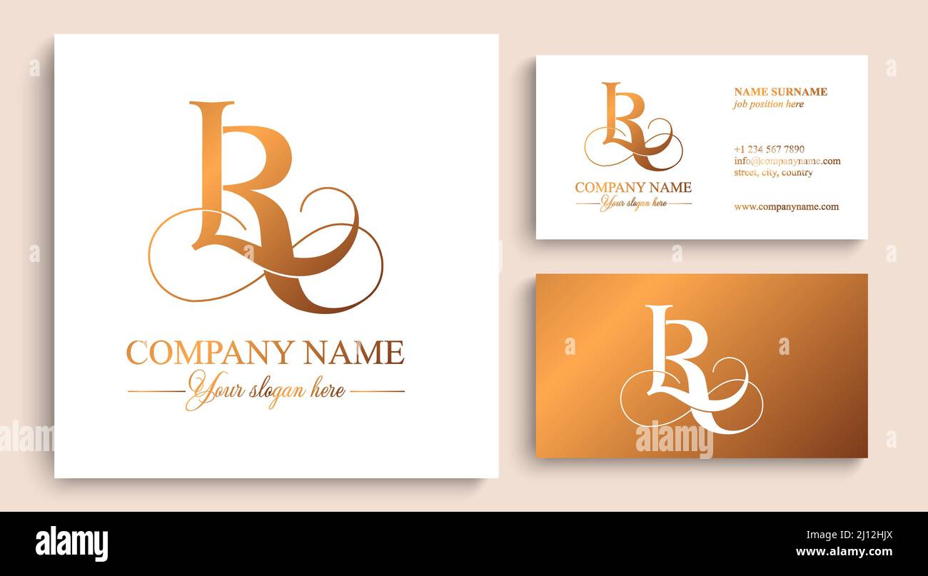 LR, RL logo or monogram. LR, RL Letters of the alphabet Initials ...