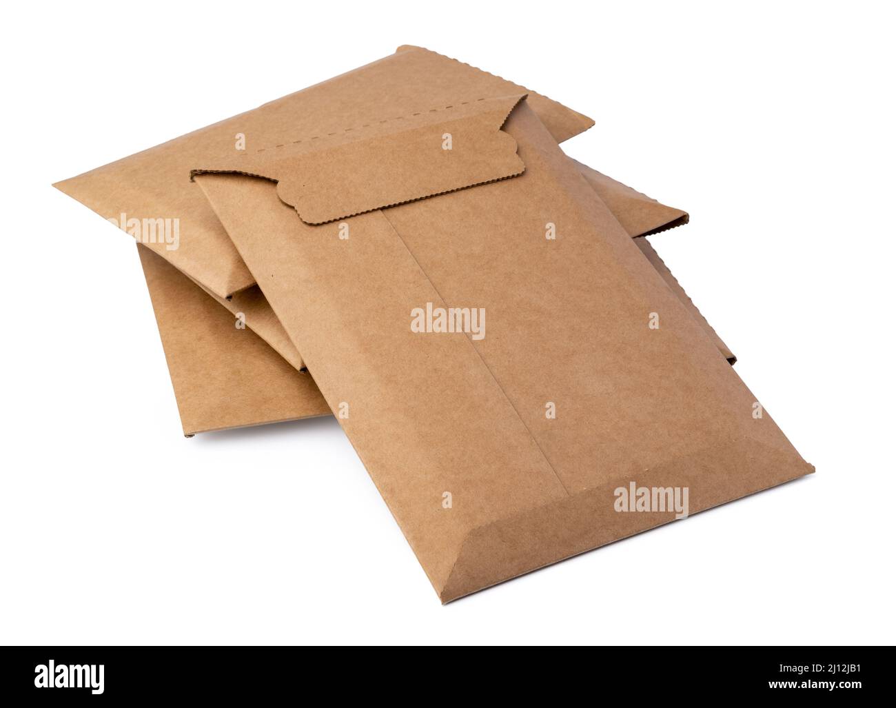 Thick envelope on a white background Stock Photo Alamy