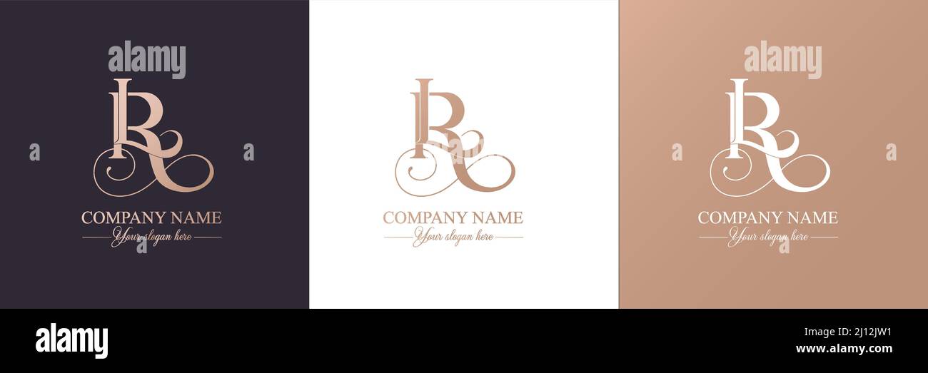 LR, RL logo or monogram. LR, RL Letters of the alphabet Initials ...
