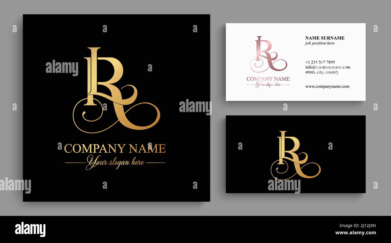 LR, RL logo or monogram. LR, RL Letters of the alphabet Initials ...