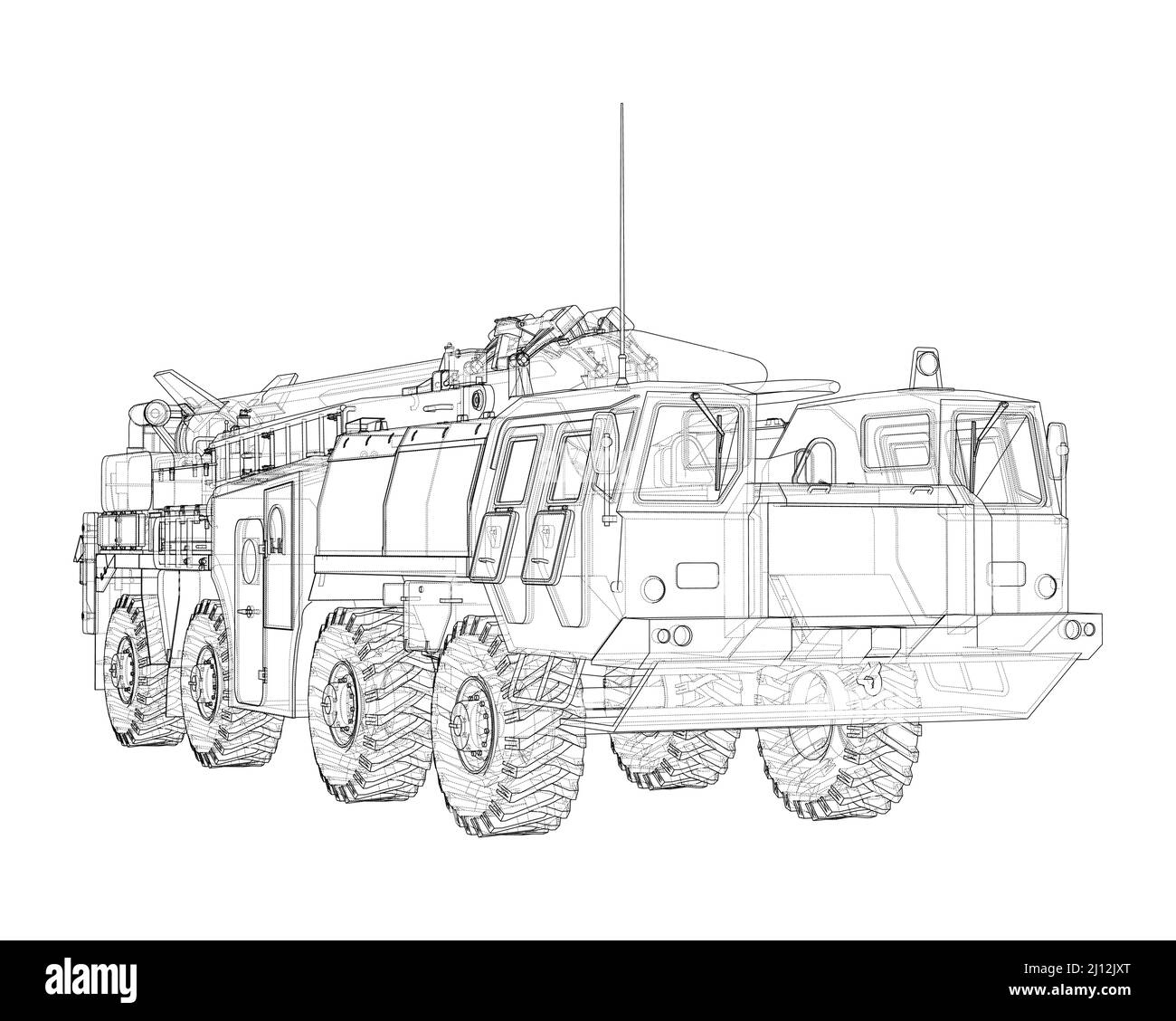 Army Rocket artillery system. Military concept Stock Vector Image & Art ...