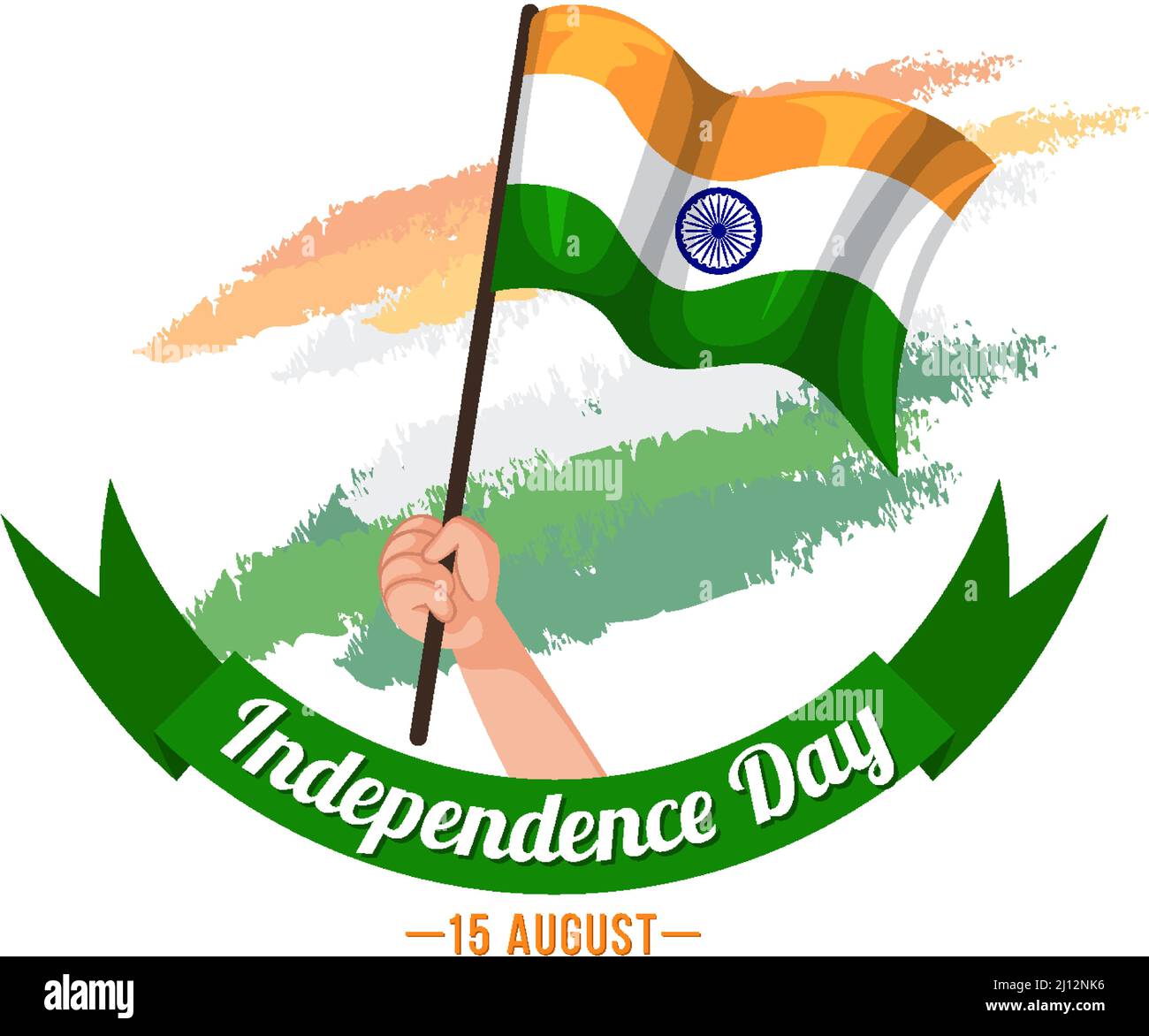 Happy India independence day illustration Stock Vector Image & Art Alamy
