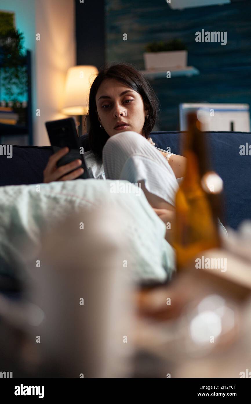 Illustration of Stress Of Constant Tech Use