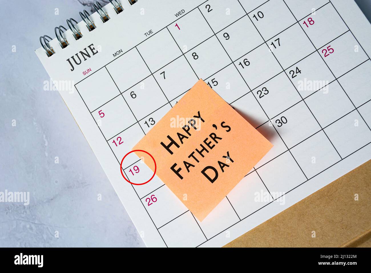 Fathers day on calendar hires stock photography and images Alamy