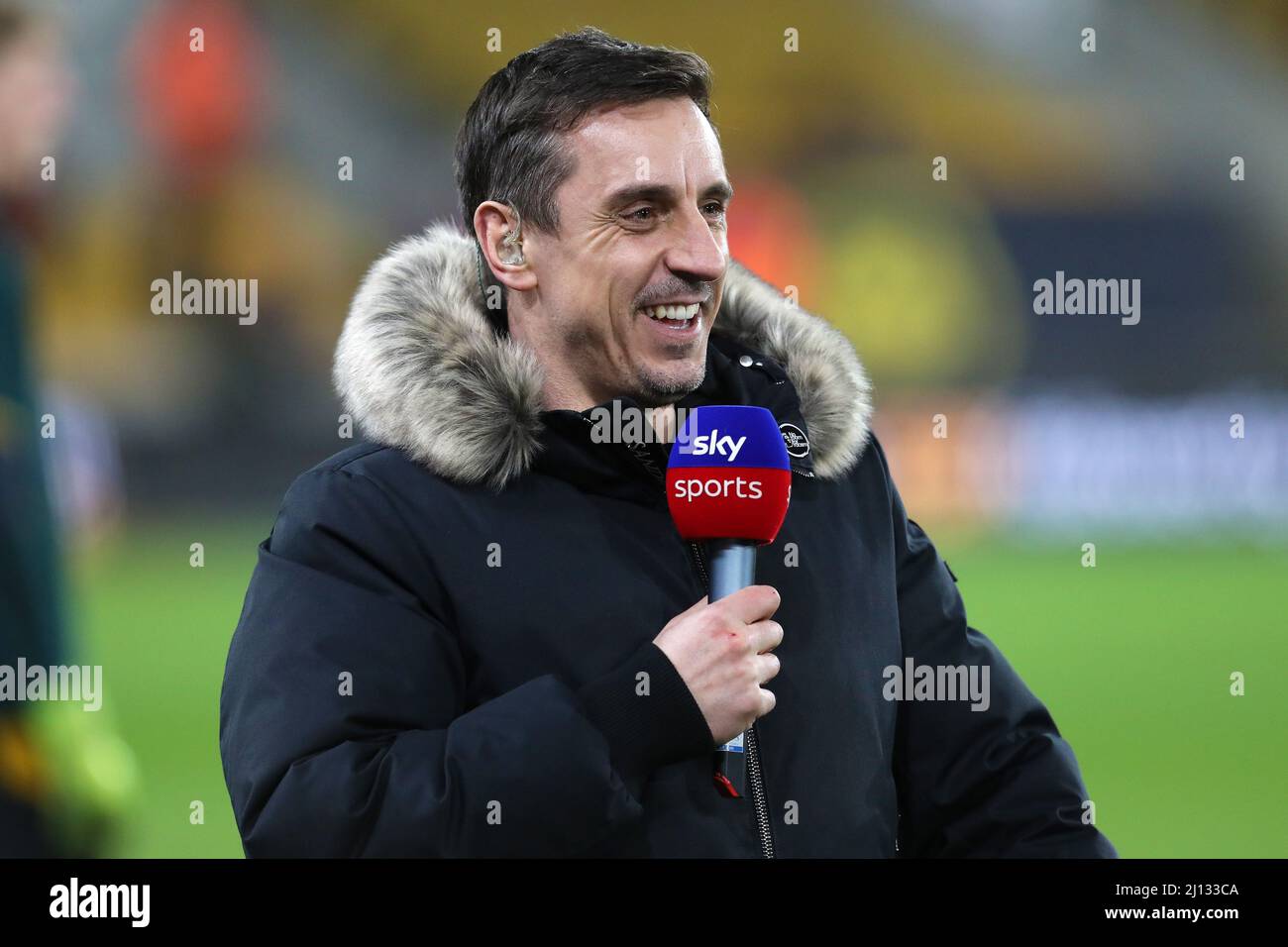 GARY NEVILLE, SKY SPORTS PRESENTER, 2022 Stock Photo - Alamy
