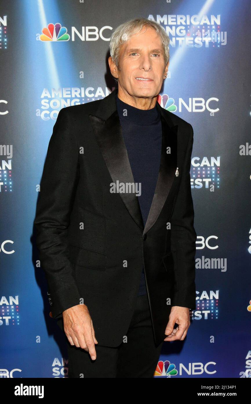 Universal City, CA. 21st Mar, 2022. Michael Bolton at arrivals for AMERICAN  SONG CONTEST Series Premiere,