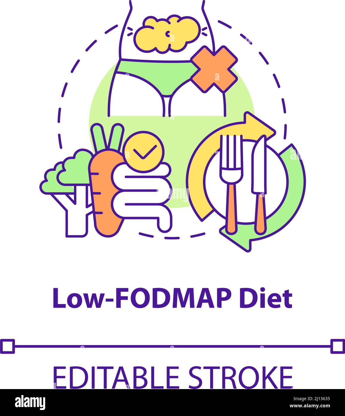 Low fodmap Stock Vector Images Alamy