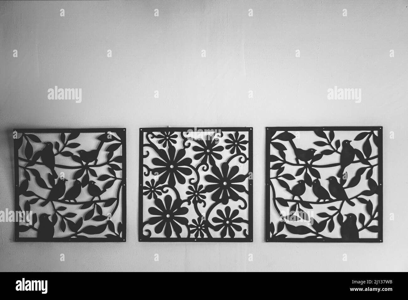 Laser cut decor Black and White Stock Photos & Images - Alamy
