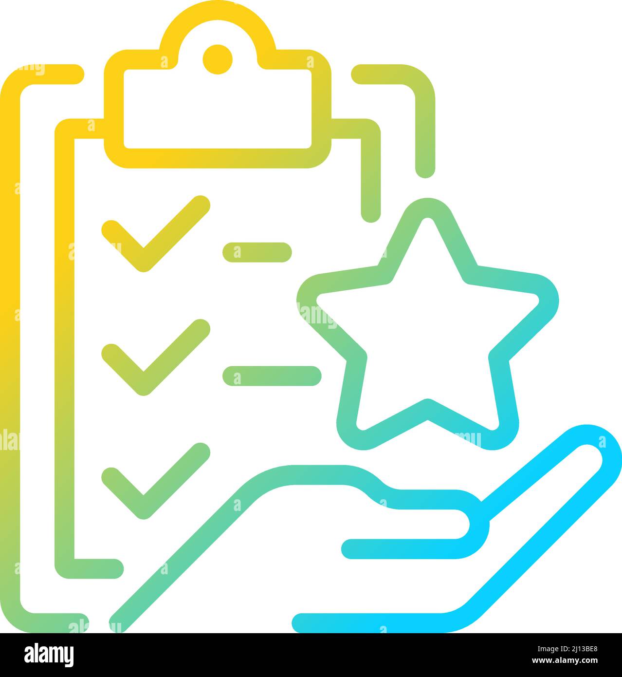 Task bonus gradient linear vector icon Stock Vector