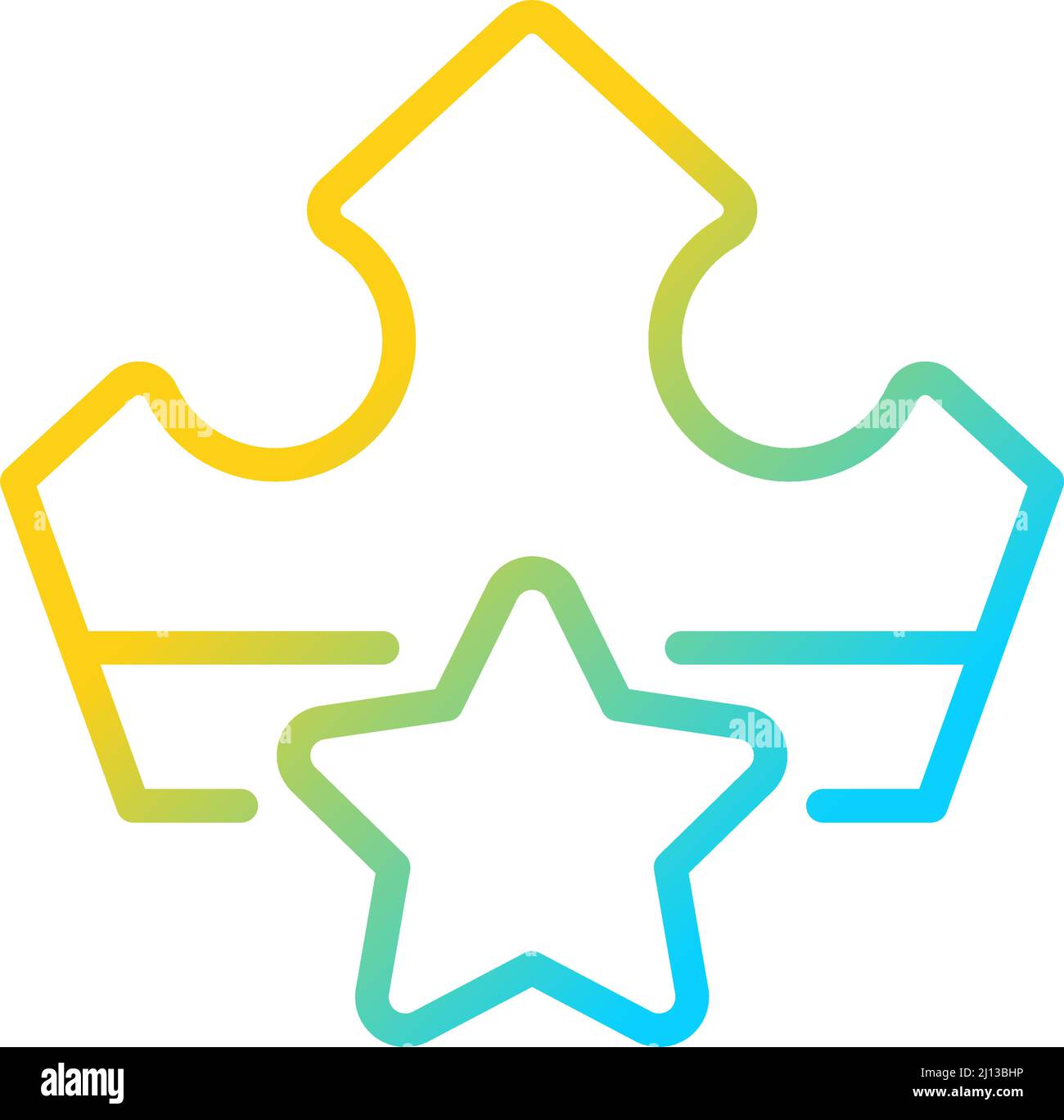 VIP bonus gradient linear vector icon Stock Vector