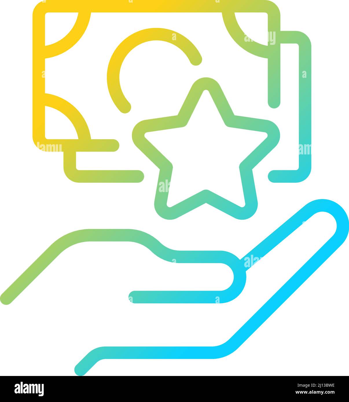 Cash bonus gradient linear vector icon Stock Vector Image & Art - Alamy