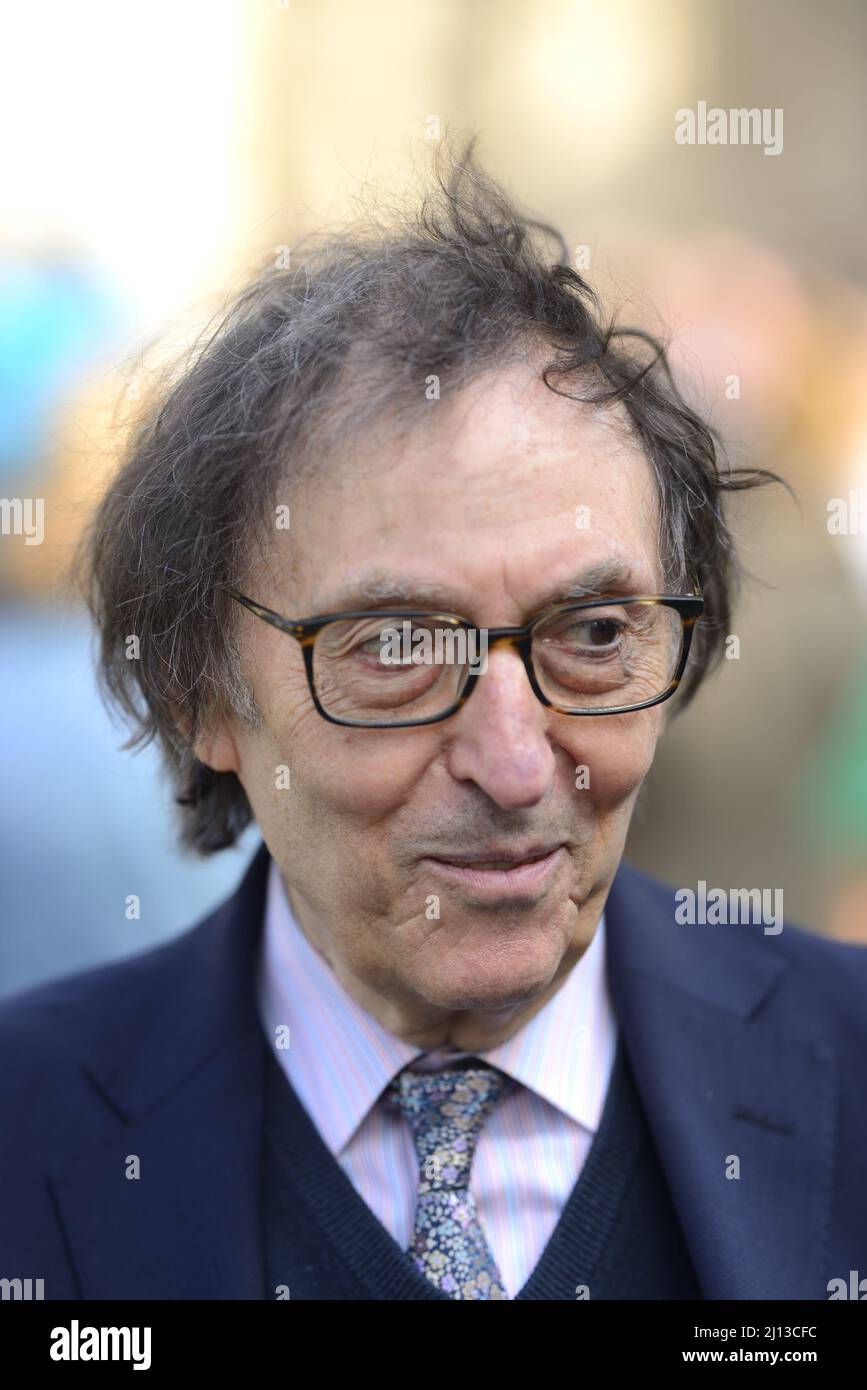 Don Black OBE - lyricist - attending the Memorial Service for Dame Vera Lynn at Westminster Abbey, 21st March 2022 Stock Photo