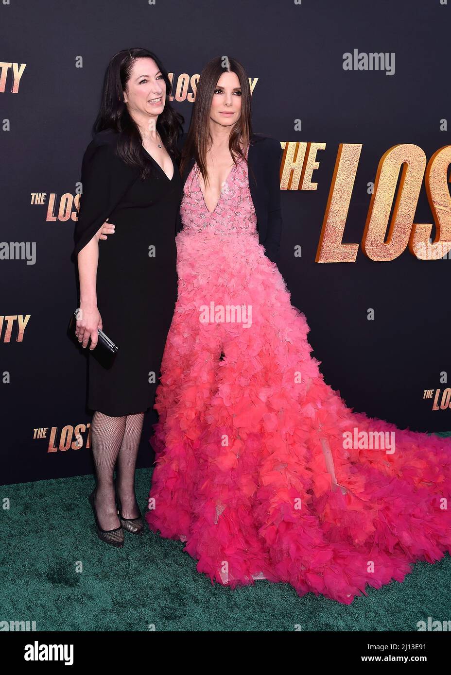 Los Angeles Ca March 21 Gesine Bullock Prado L And Sandra Bullock Attend The Los Angeles Premiere Of Paramount Pictures The Lost City At Rege 2J13E91 